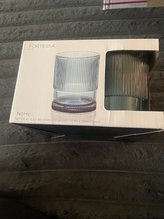 Fortessa Other - Fortressa Noho Iced Beverage 12.85-oz. Glasses, Set of 4 NWT